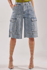 LITTLE SNAKE BERMUDA SHORT