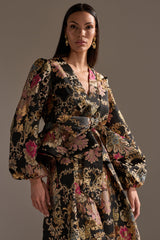 LUXE ENERGY BROCADE BLOUSE