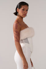 SNOW BUNNY CORSET WITH FUR