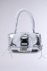 LACED UP SNEAKER PURSE
