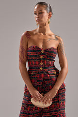 ONLY THINK ABOUT YOU CORSET IN TWEED