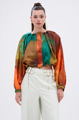 TIFFANY OMBRE BLOUSE