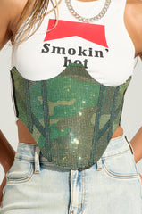 LETS GO BLING CAMO BELT