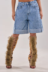 GONE BAD DENIM BERMUDA SHORT