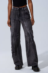 TELL ME ABOUT IT TIE UP DENIM