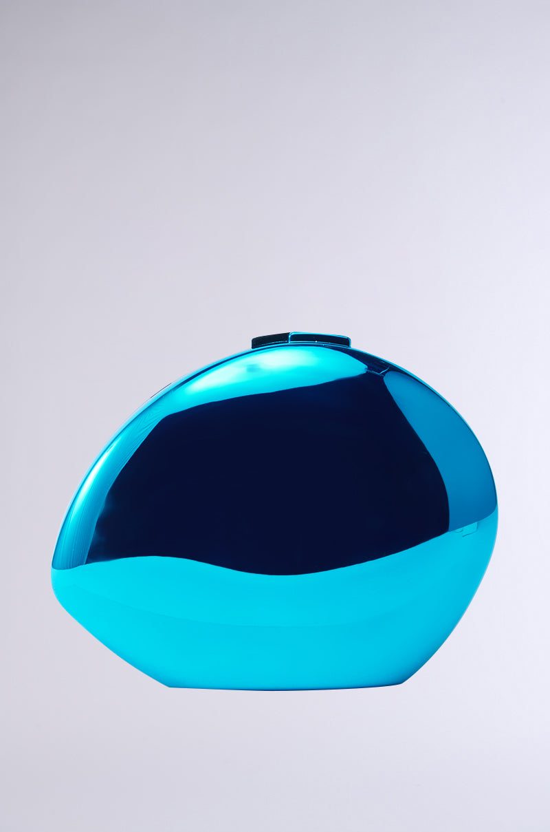 NO BLUES CHROME CLUTCH