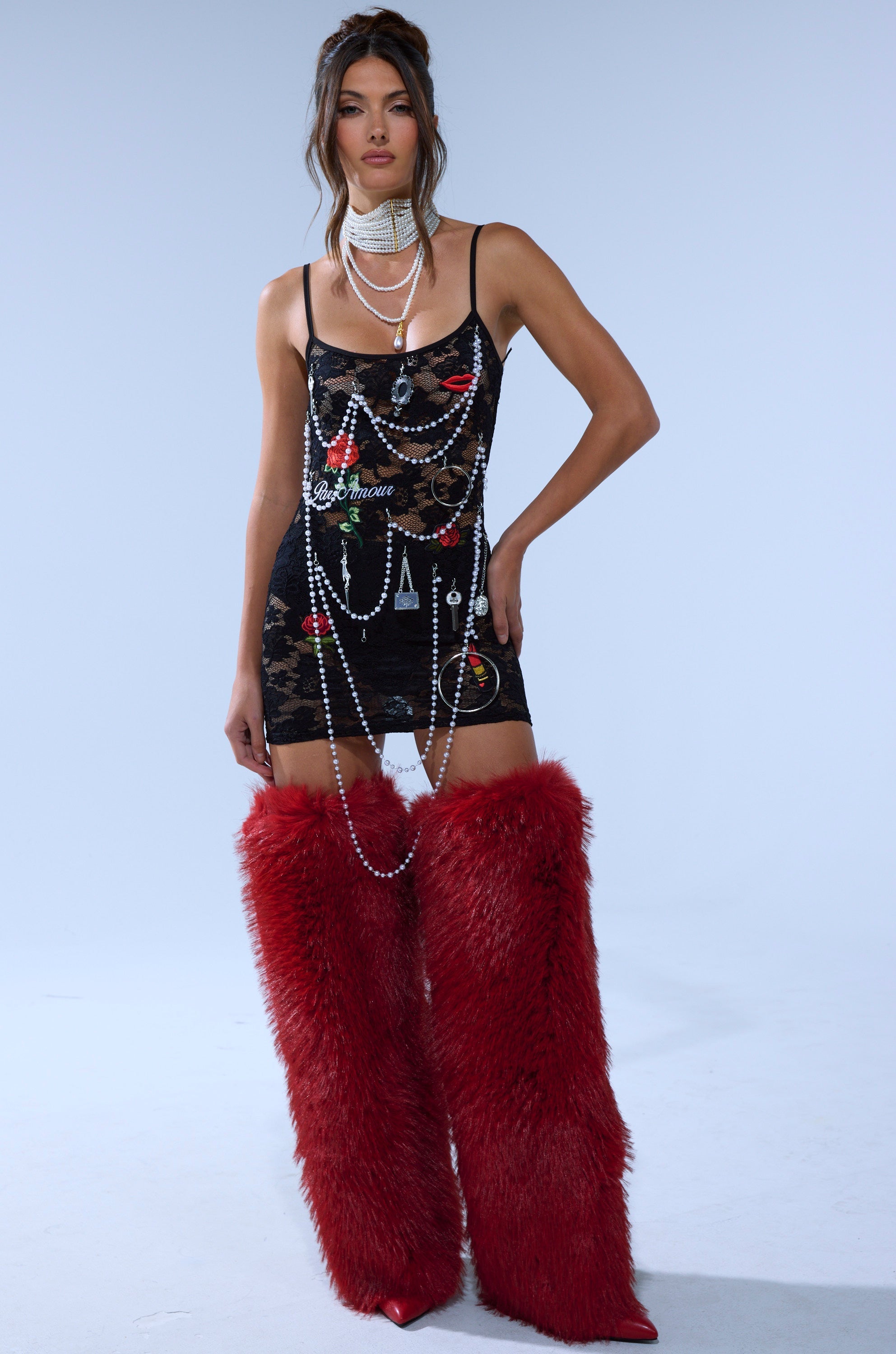 FEELING CRAZY SEAMLESS JUNK MINI DRESS