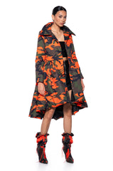 AZALEA WANG MIDTOWN PEPLUM PUFFER TRENCH