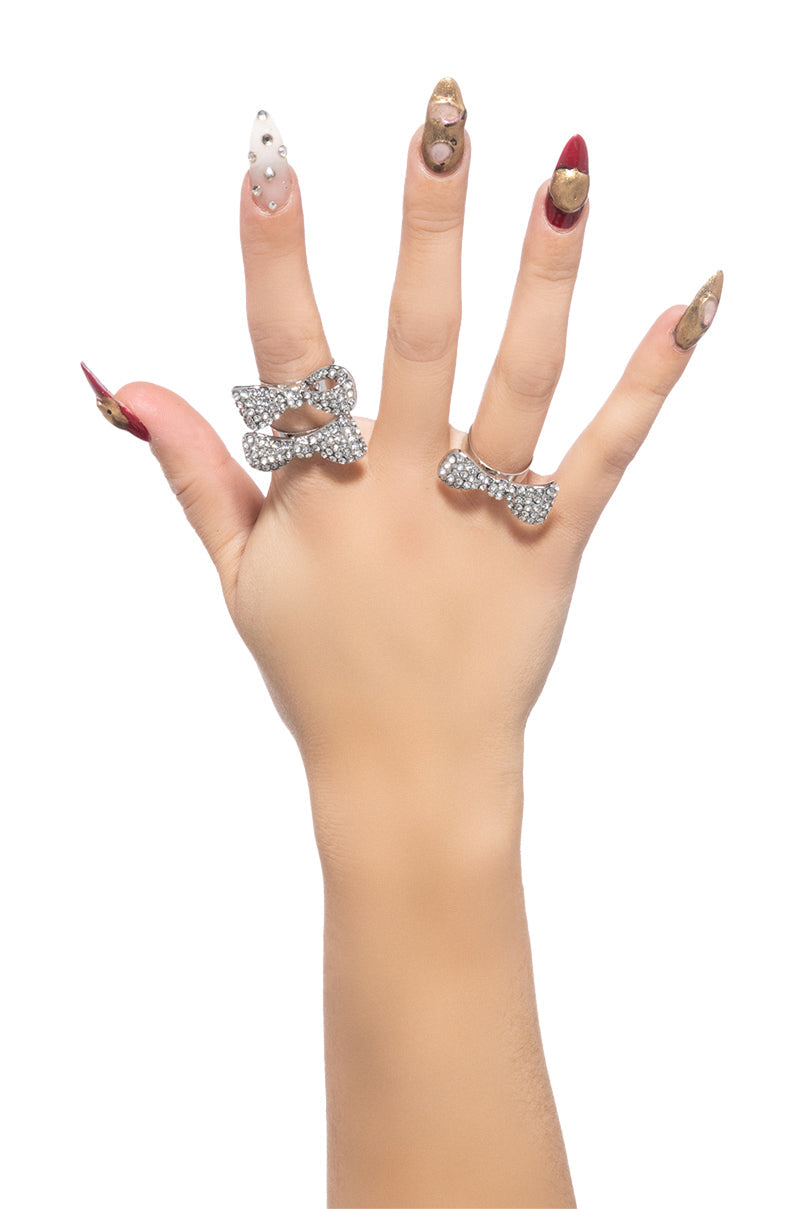 BOW BABY RING SET
