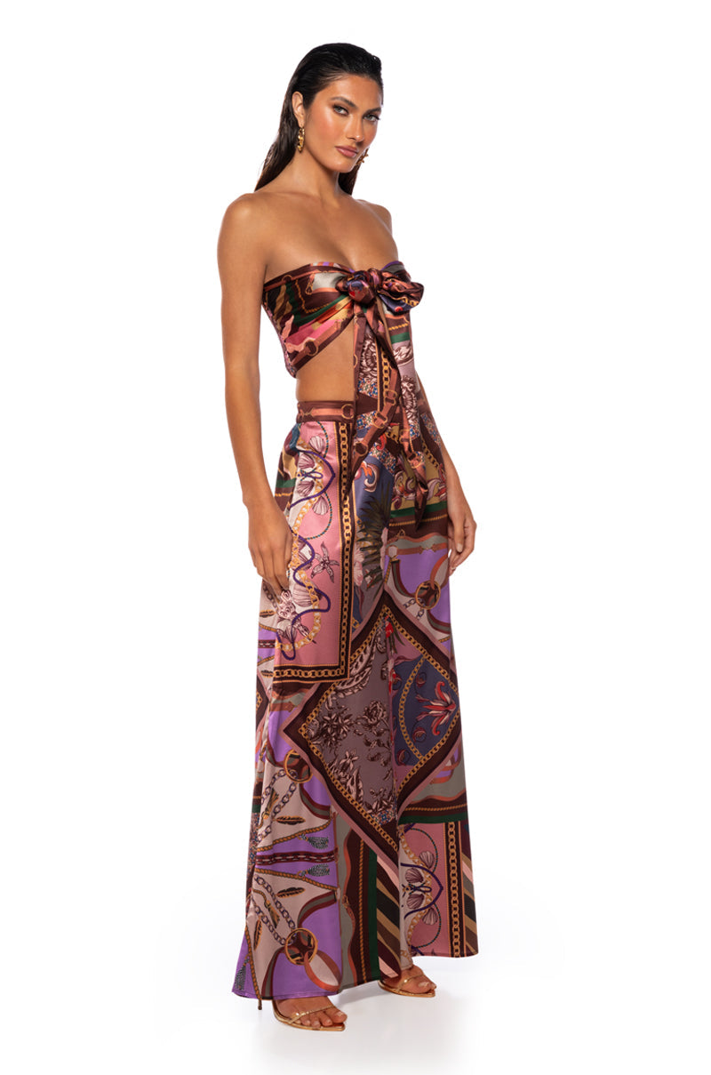 CAROLINE WIDE LEG PULL ON PANT