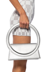 CIRCLE OF LIFE SILVER PURSE