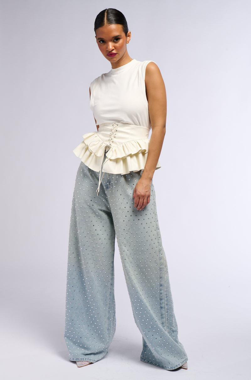 ELOUISE RUFFLE BELT