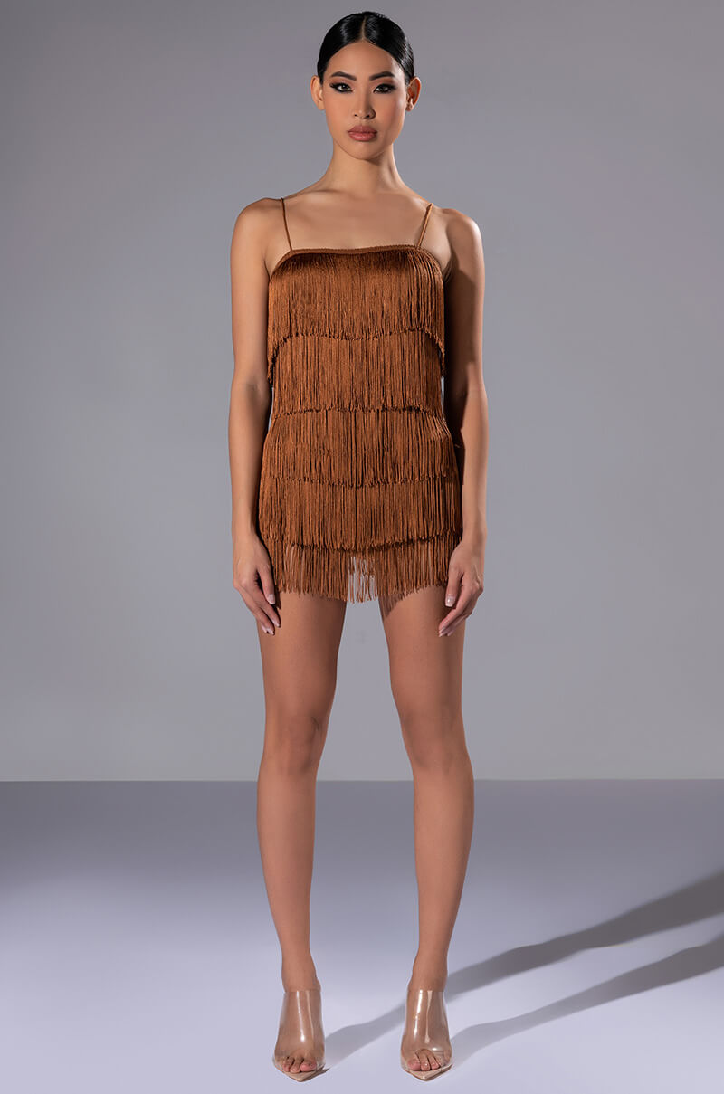 FEELING FAB FRINGE MINI ROMPER
