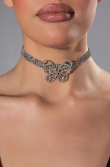 FINER THINGS RHINESTONE CHOKER