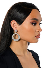 FOLLOW MY LEAD EMBELLISHED HOOPS