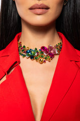 GARDEN OF ENVY STATEMENT NECKLACE