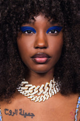 GET IT RIGHT BOO RHINESTONE NECKLACE