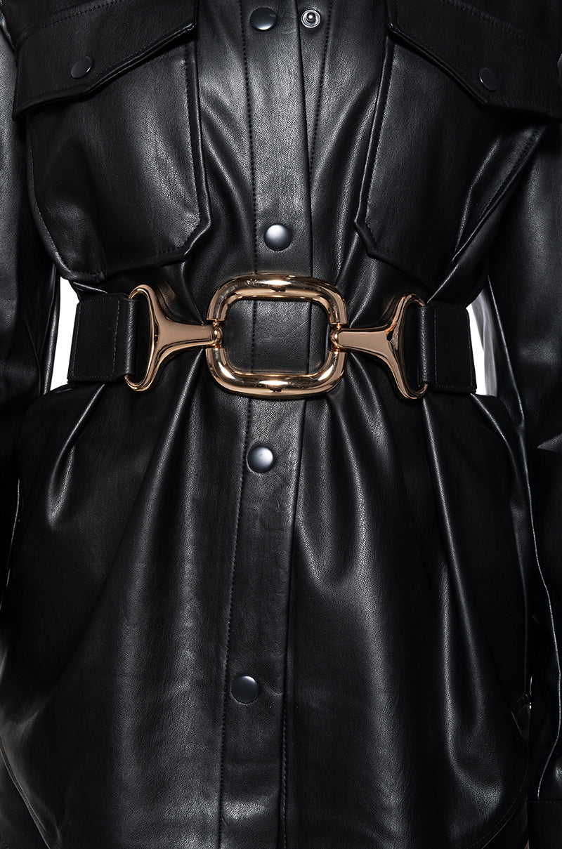 GIVE IT TIME BUCKLE WAIST BELT