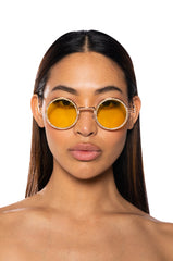GOLDIE EMBELLISHED SUNNIES IN YELLOW