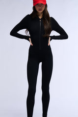 HANNAH HIGH NECK FITTED JUMPSUIT