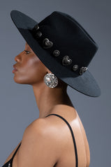 HEART OF GLASS WOOL BRIM HAT