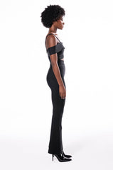 HEY THERE BANDAGE JUMPSUIT WITH CUT OUT