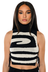 HOLD MY HEART TURTLE NECK TANK TOP