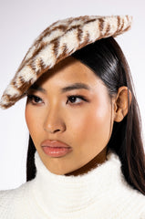 HOUNDSTOOTH KNIT HAT