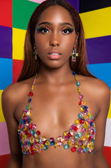 I AM ME CRYSTAL FANTASY BRA BODY CHAIN