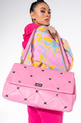JETPLANE OVERSIZED QUILTED PURSE