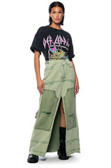 KENNA FRONT SLIT MAXI SKIRT