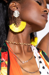 LEO PAVE LAYERED NECKLACE