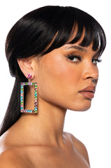 LET ME GO SQUARRE EARRING