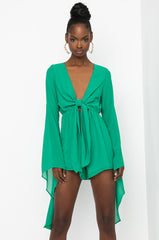 LIKE A GEM RUFFLE SLEEVE ROMPER