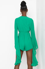 LIKE A GEM RUFFLE SLEEVE ROMPER