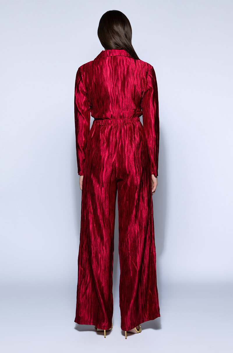 LIMITLESS OVERSIZED SATIN JUMPSUIT