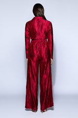 LIMITLESS OVERSIZED SATIN JUMPSUIT