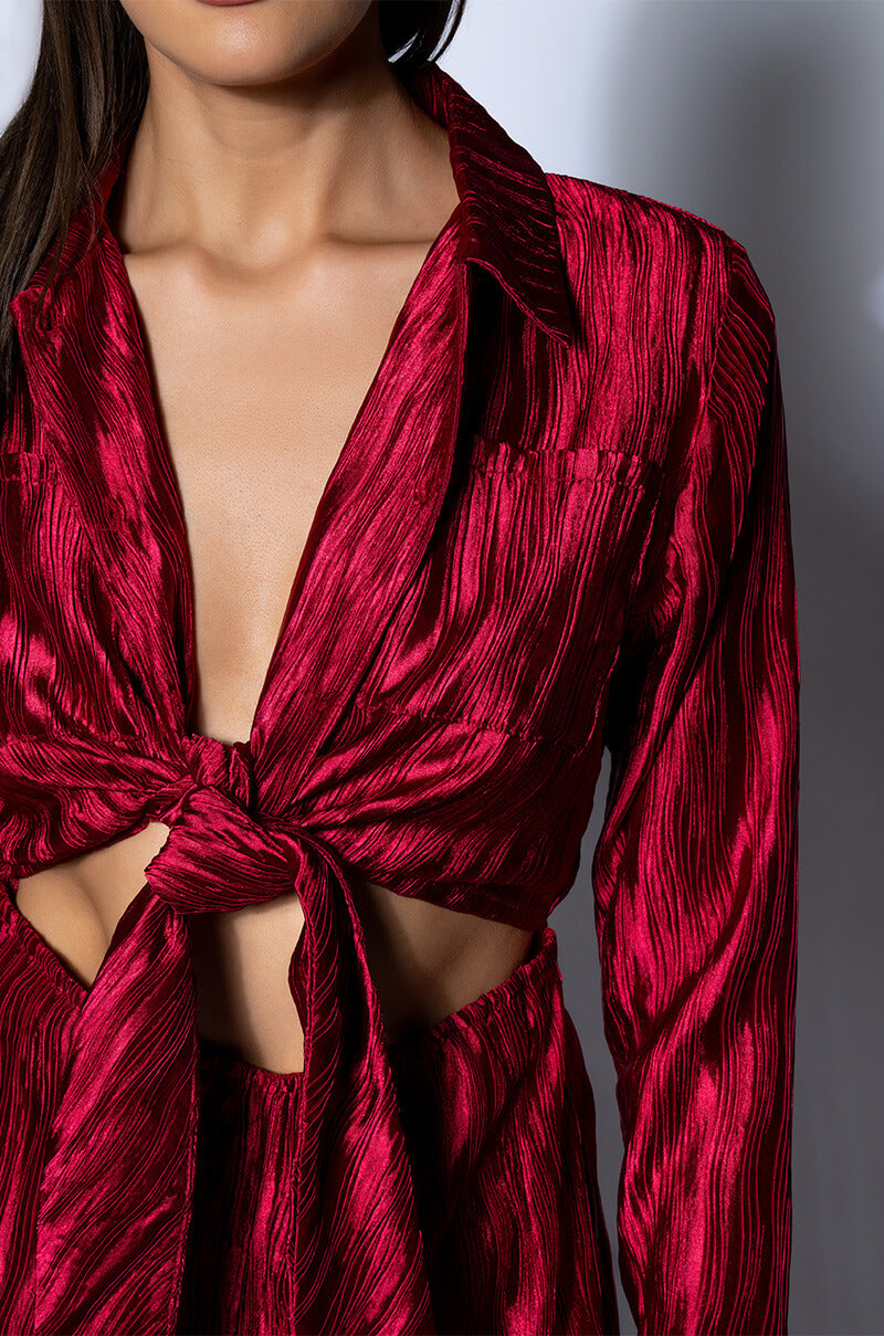 LIMITLESS OVERSIZED SATIN JUMPSUIT
