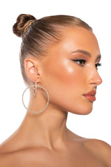 LOVE LANGUAGE EARRING IN GOLD