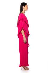 LUCIA PLEATED ONE SHOULDER JUMPSUIT