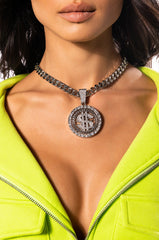 MONEY HONEY ICY STATEMENT PENDANT