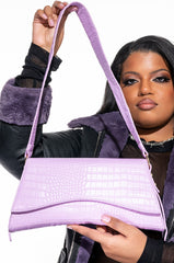 MOVING ON UP LIGHT PURPLE BAT WING PURSE