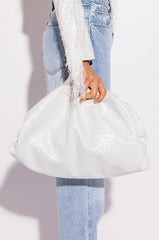 NOLITA WHITE OVERSIZED POUCH
