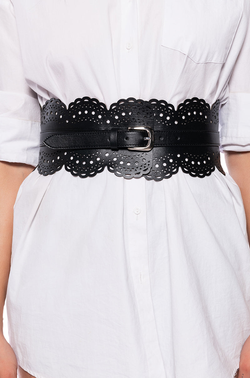 LASER CUT WAIST BELT