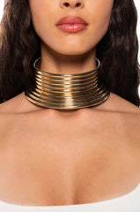 OUT OF THIS WORLD STATEMENT NECKLACE