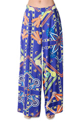 PARISIAN SATIN PRINTED PALAZZO PANT