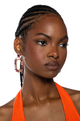 PINK LADY EARRING