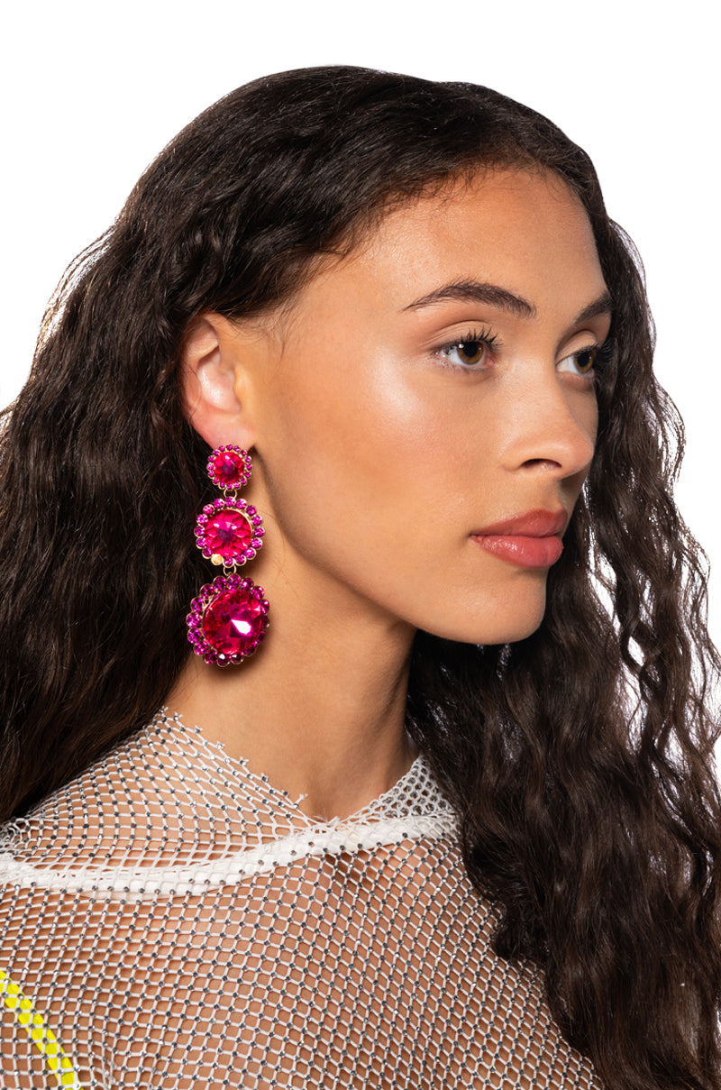 PRETTY IN PINK EARRING