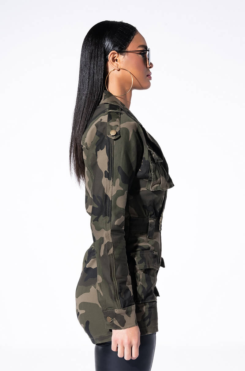 LONG SLEEVE UTILITY ROMPER