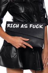 RICH AS FUCK MEDIUM CLUTCH